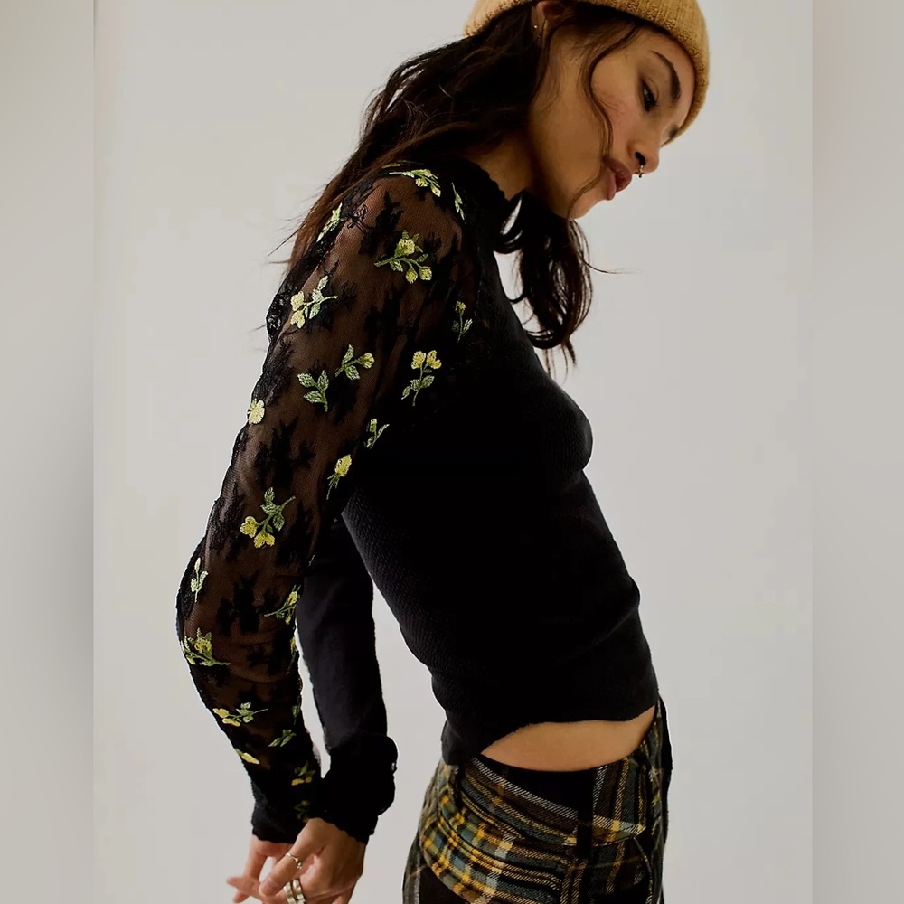 Free People x Anna Sui Le Fleur Top